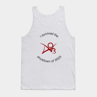 I survived the AO3 shutdown of 2023 Tank Top